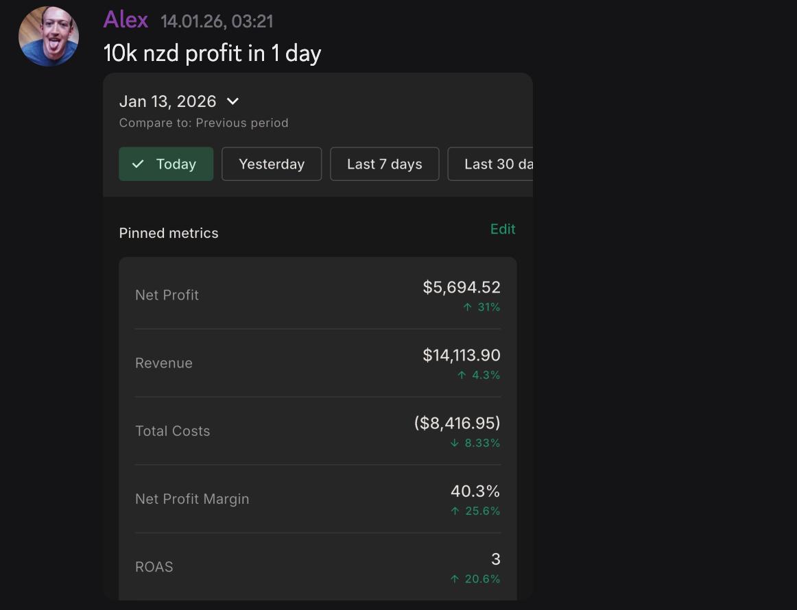 Alex - $10k NZD profit in 1 day